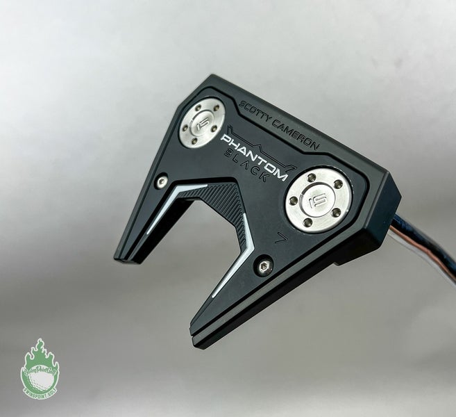 Used Custom Scotty Cameron Phantom Black 7 Mallet 33" Putter Steel Golf Club