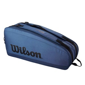 *NWT* WILSON TOUR ULTRA TENNIS 6PK BAG (BLUE) #WR8024101001. MSRP: $110