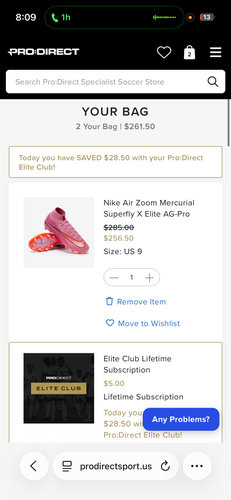 Pink Men's Size M 9.0 (W 10.0) Nike Cleats (New)