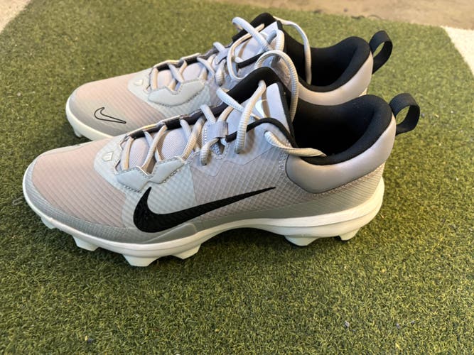Gray Men's Size M 11.0 (W 12.0) Nike Force Trout 9 Pro MCS Low Top Molded Cleats (New)