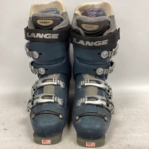 Used LANGE 90 BOOTS Womens DH Ski Boot Navy Blue 240 MP - J06 - W07