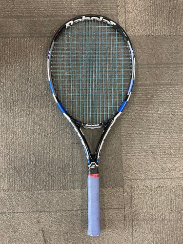 Used Babolat PURE DRIVE 110 Adult Tennis Racquet Royal Blue 4 1/4" 11614-S000222917