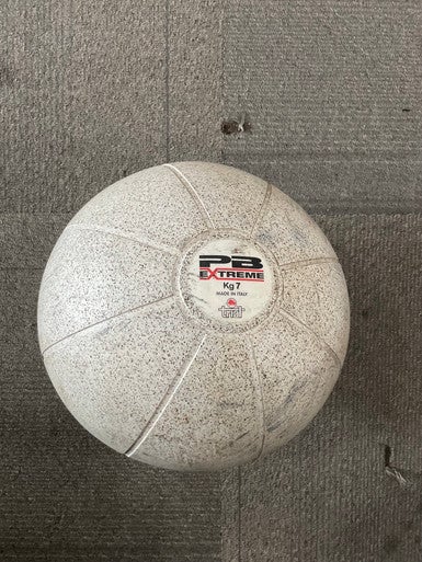 Used PB EXTREME Medicine Ball White 18 lb 11614-S000222894
