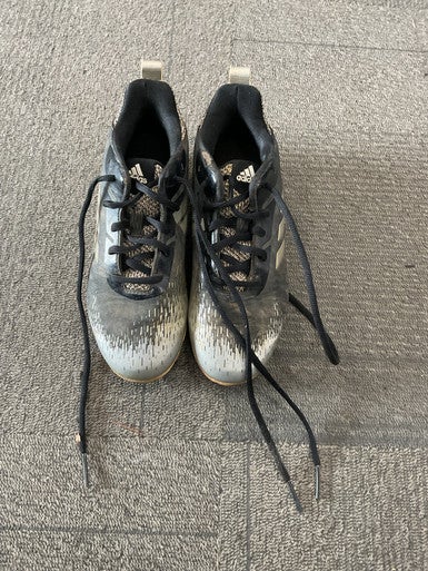 Used Adidas BASEBALL CLEATS BB/SB Cleats Black Junior 04 11614-S000222880