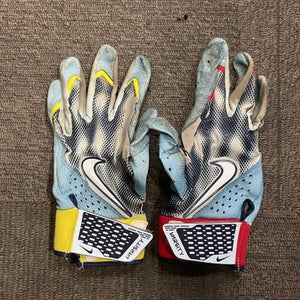 Used Nike BB/SB Batting Gloves Royal Blue MD 11614-S000222868
