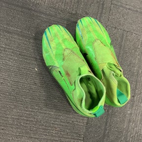 Used Nike AIR ZOOM Soccer Cleats Kelly green Junior 04 11614-S000222815