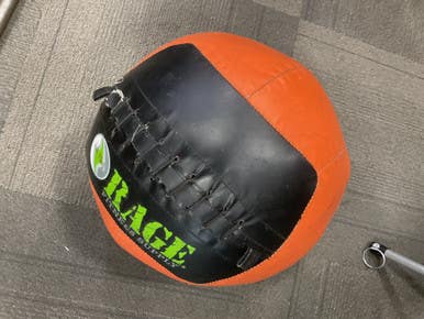 Used Rage Fitness Supply Wall Ball Orange 12 lb 11614-S000222998