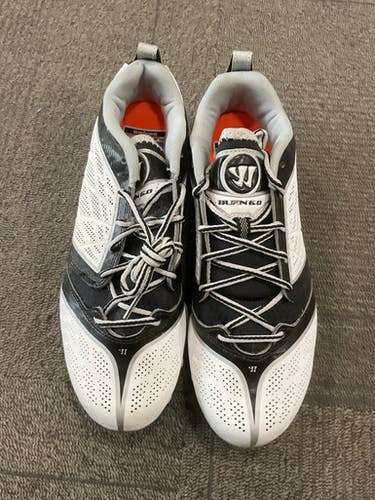Used New Balance BURN 6.0 LAX Cleats Mens Black Senior 9.5 11614-S000222973