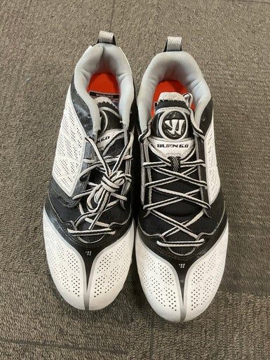Used New Balance BURN 6.0 LAX Cleats Mens Black Senior 9.5 11614-S000222973