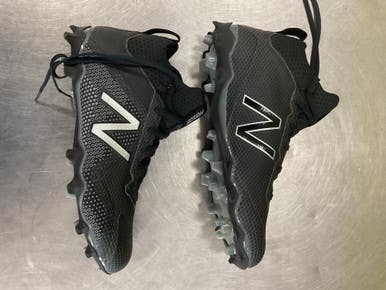 Used New Balance FREEZE LAX Cleats Mens Black Senior 9.5 11614-S000222969