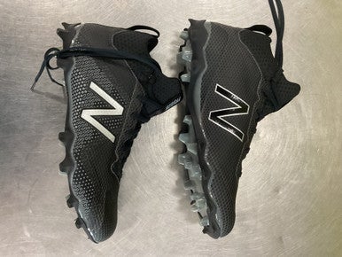 Used New Balance FREEZE LAX Cleats Mens Black Senior 9.5 11614-S000222969