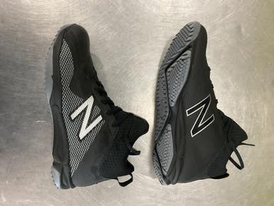Used New Balance FREEZE LAX Cleats Mens Black Senior 9.5 11614-S000222968