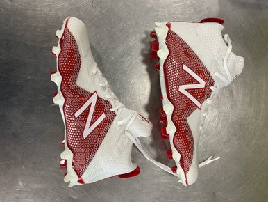 Used New Balance FREEZE LAX Cleats Mens Red Senior 9.5 11614-S000222967