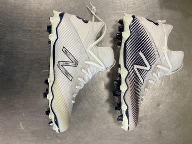 Used New Balance FREEZE LAX Cleats Mens White Senior 9.5 11614-S000222966