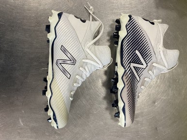 Used New Balance FREEZE LAX Cleats Mens White Senior 9.5 11614-S000222966