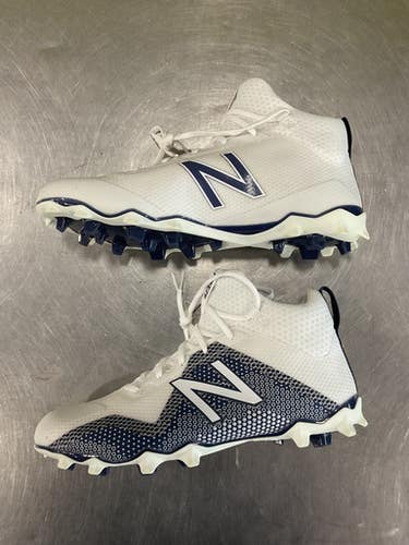 Used New Balance FREEZE LAX Cleats Mens Navy Blue Senior 9.5 11614-S000222927
