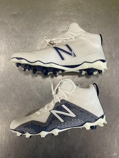 Used New Balance FREEZE LAX Cleats Mens Navy Blue Senior 9.5 11614-S000222927