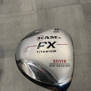 Used Ram FX TITANIUM Mens Driver RH 10.0 Degree 11614-S000222919