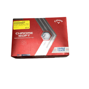 Used Callaway CHROME SOFT TRIPLE TRACK 12 Pack - Golf Balls White 11613-S000169268