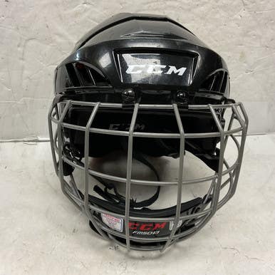 Used CCM 50 Helmet Cage Combo Black And Red SM 11855-S000192108