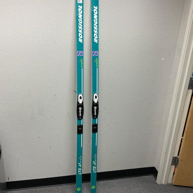 Used Rossignol LTS 17 AR PLUS Mens XC Ski/Binding Turquoise 195 cm 11855-S000192183