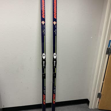 Used Rossignol ADVANTAGE SERIES AR Mens XC Ski/Binding Navy Blue And Orange 210 cm 11855-S000192182