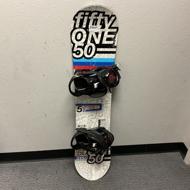 Used 5150 SHOOTER Boys Board/Binding White And Black 118 cm 11855-S000192168