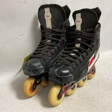 Used Reebok 5K Roller Hockey Skates Black Senior 5.5 11855-S000192159