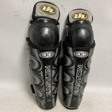 Used Easton ULTRALITE Junior Shin Guards Black 13" 11855-S000192151