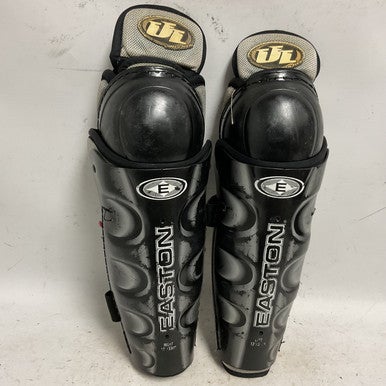 Used Easton ULTRALITE Junior Shin Guards Black 13" 11855-S000192151