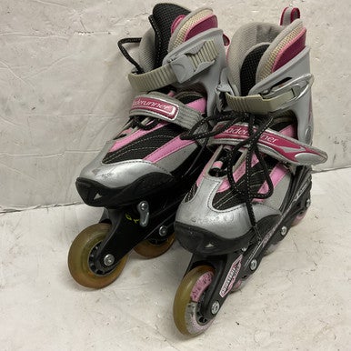 Used Bladerunner DYNAMO ADJ 1-4 Junior Rec Fitness Skates Black Adjustable 11855-S000192139