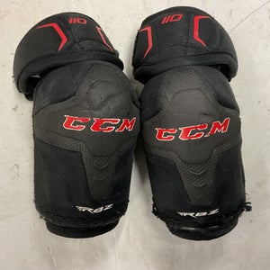Used CCM RBZ 110 Junior Elbow Pads Black And Red MD 11855-S000192135