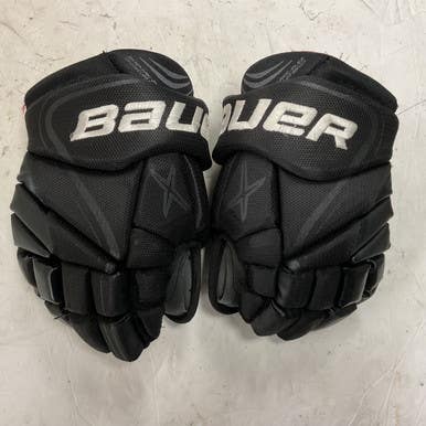Used Bauer VAPOR X800 LITE Junior Gloves Black And Red 11" 11855-S000192134