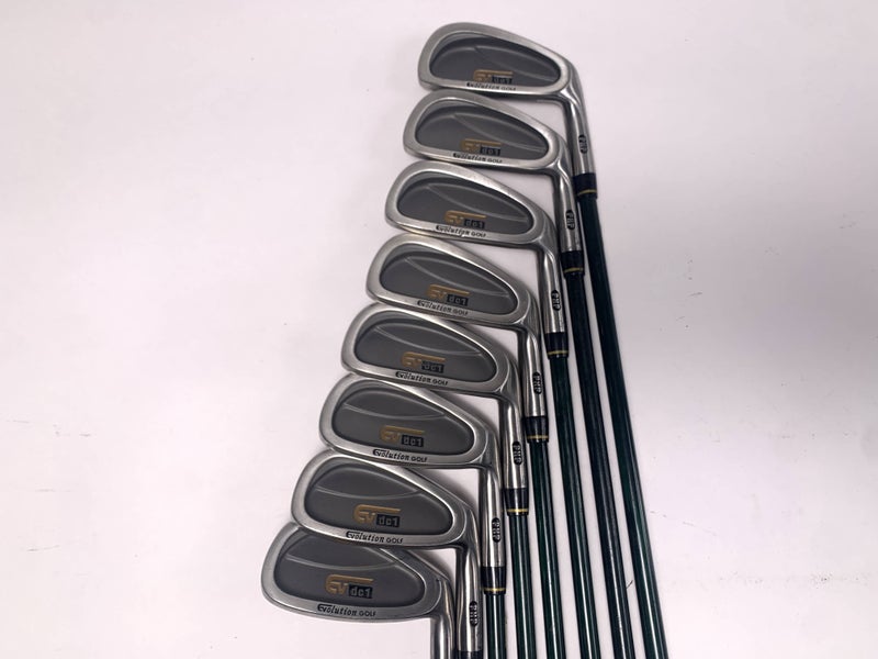 Evolution Golf dc1 Iron Set 3-PW Evolution EV X3 Senior Graphite Mens RH
