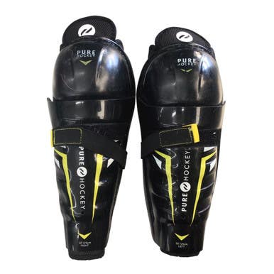 Used Pure Hockey PURE HOCKEY Junior Shin Guards Black 10" 11760-S000082888