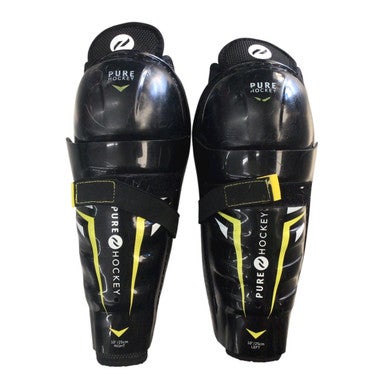Used Pure Hockey PURE HOCKEY Junior Shin Guards Black 10" 11760-S000082888
