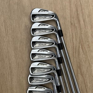 Men's Titleist 714 AP2 (4-p) Right Handed Iron Set Stiff Flex Steel Shaft (Used)