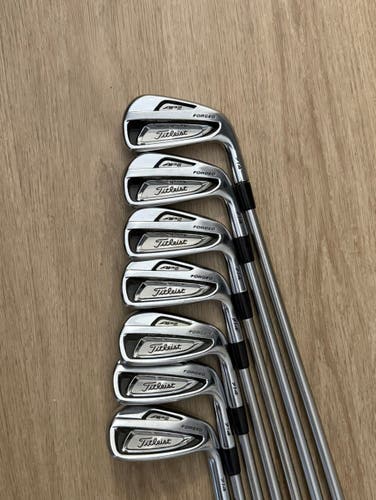Men's Titleist 714 AP2 (4-p) Right Handed Iron Set Stiff Flex Steel Shaft (Used)