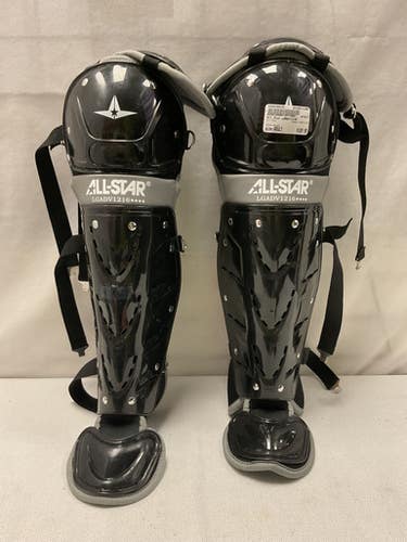 Used All Star LGADV1216 Catchers Leg Guards Black Adult 11490-S000266250