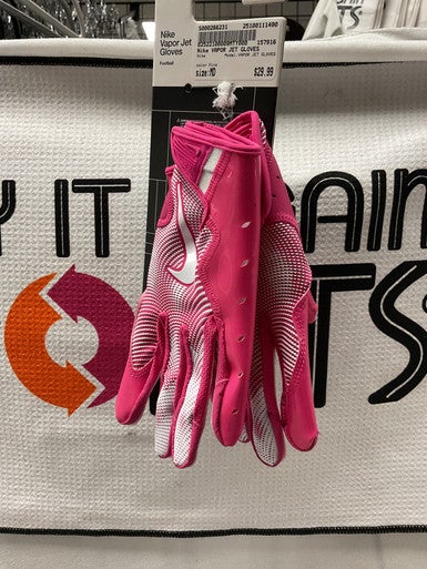 Used Nike VAPOR JET GLOVES FB Gloves Pink MD 11490-S000266231