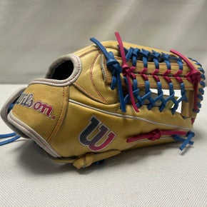 Used Wilson A2000 T125 RH Throw Fastpitch Gloves Tan 12 1/2" 11490-S000266217