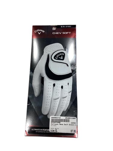 Used Callaway Mens Golf Glove White LG 11884-S000053722