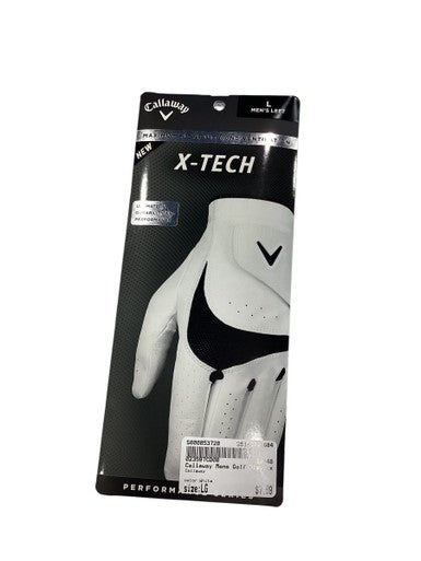 Used Callaway Mens Golf Glove White LG 11884-S000053721