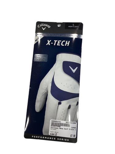 Used Callaway Mens Golf Glove White LG 11884-S000053720