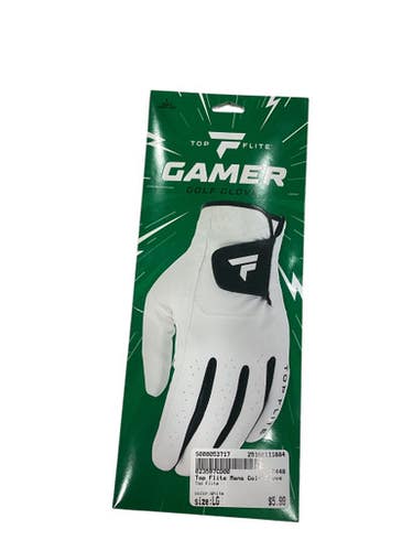 Used Top Flite Mens Golf Glove White LG 11884-S000053717