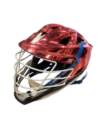 Used Cascade S Lacrosse Helmet Red MD 11884-S000053698