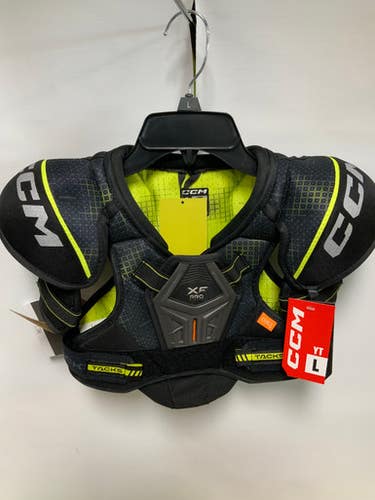Used CCM TACKS XF PRO Youth Shoulder Pads LG 11823-S000034779