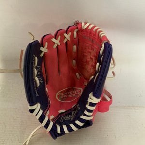Used Rawlings PL91PP BB/SB Glove T-ball Pink 9" 11823-S000034758