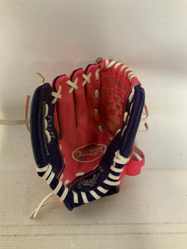 Used Rawlings PL91PP BB/SB Glove T-ball Pink 9" 11823-S000034758