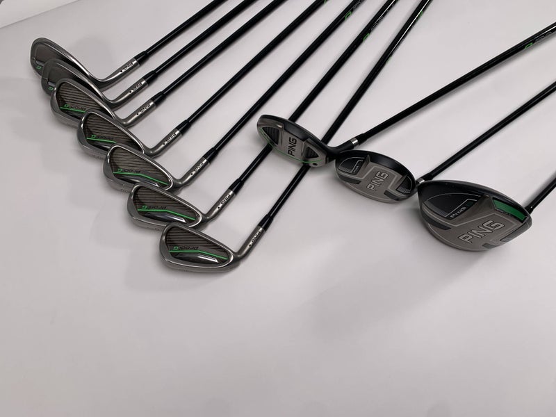 Ping Prodi G Club Set Driver 3W 4H 6-PW GW SW Black Dot Junior LH HC +Bag